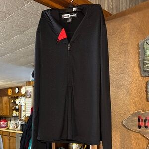 Jamie Sadock Black Top with Red Accent